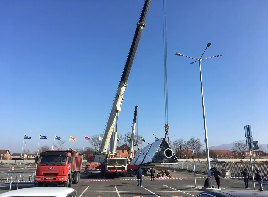 Тяжелый автокран